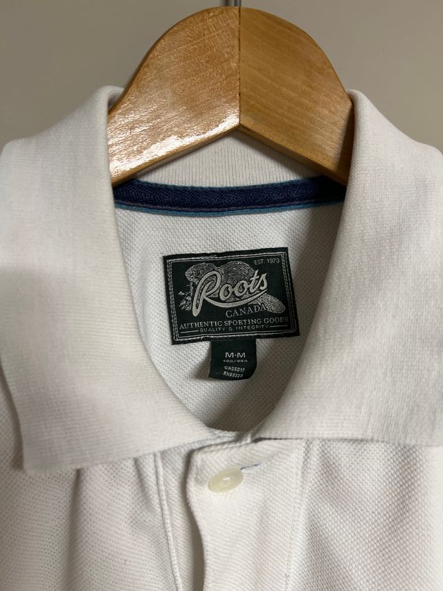 Polo Roots blanco talla M