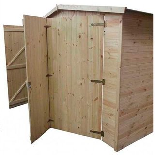 GARAJE DE MADERA 3x6m | TRATAMIENTO MADERA GRATIS