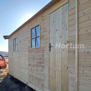 GARAJE DE MADERA 3x6m | TRATAMIENTO MADERA GRATIS