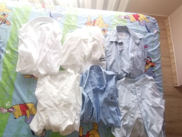 lote de 6 camisas de chico talla 12/ 13/14/