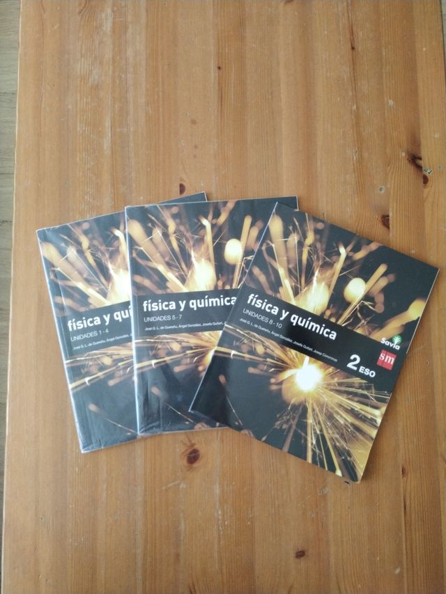 Física y Química 2 ESO Savia SM (3 libros)