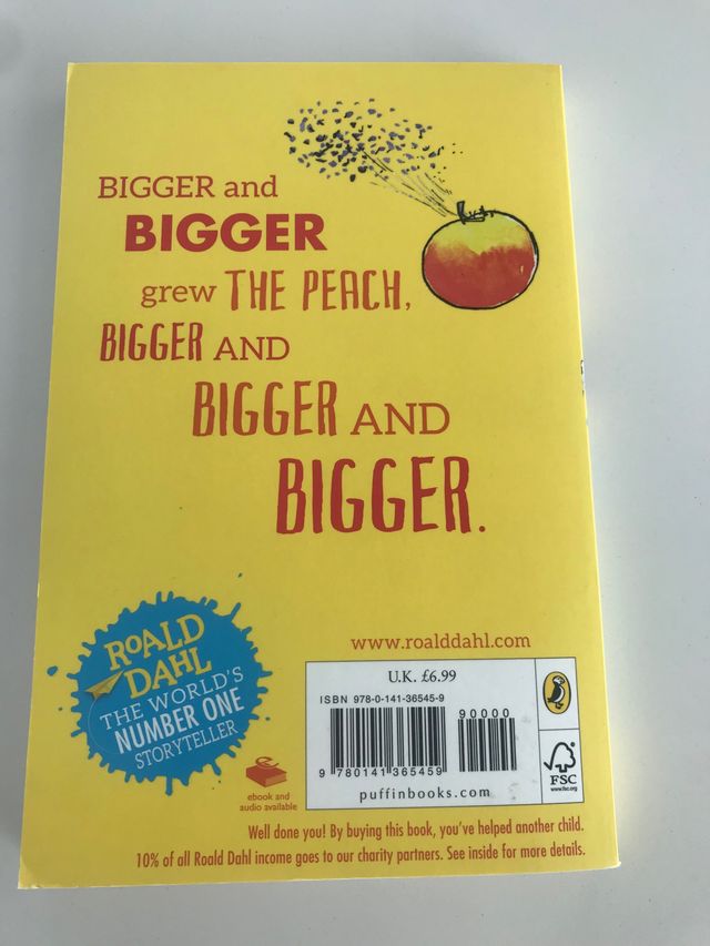 ROALD DAHL JAMES ABD THE GIANT PEACH