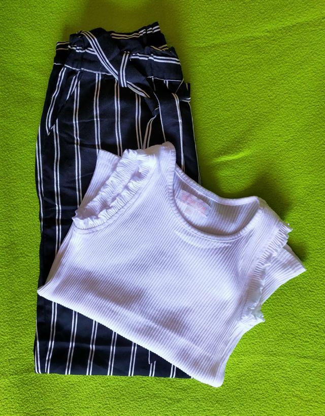 PANTALON Y CAMISETA 9/10 AÑOS H&M + REGALO