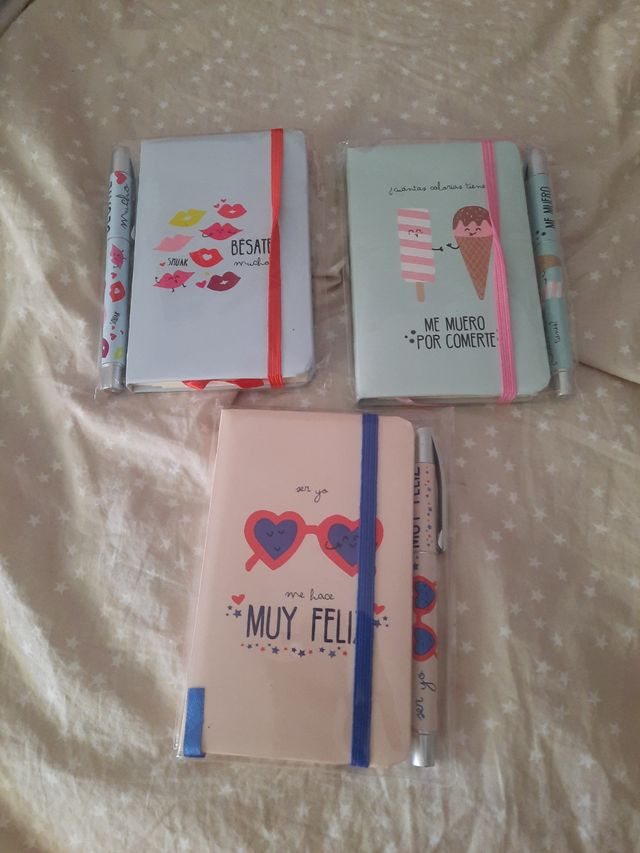 libreta + boli a juego Nuevo