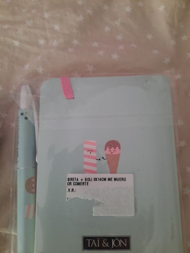 libreta + boli a juego Nuevo
