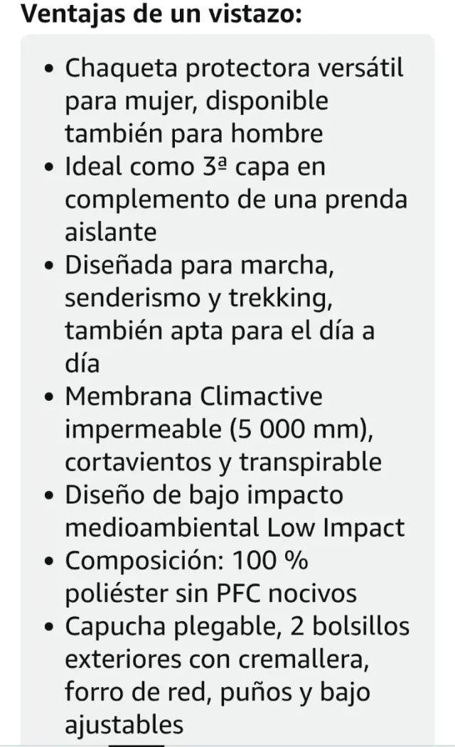 Chaqueta Lafuma mujer montaña