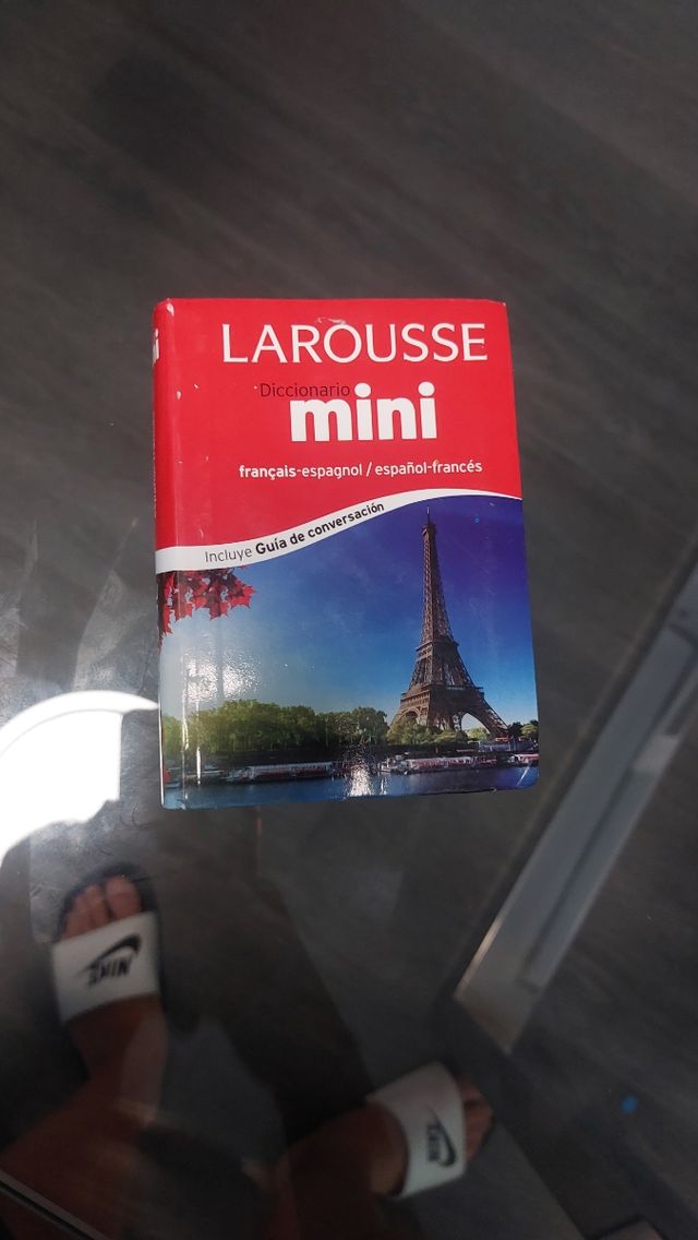 Diccionario de inglés y diccionario de francés