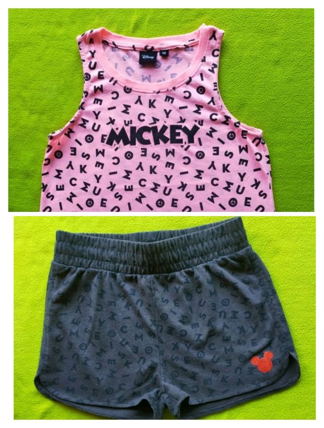 CAMISETA TIRANTES Y PANTALON CORTO T 10/12 DISNEY