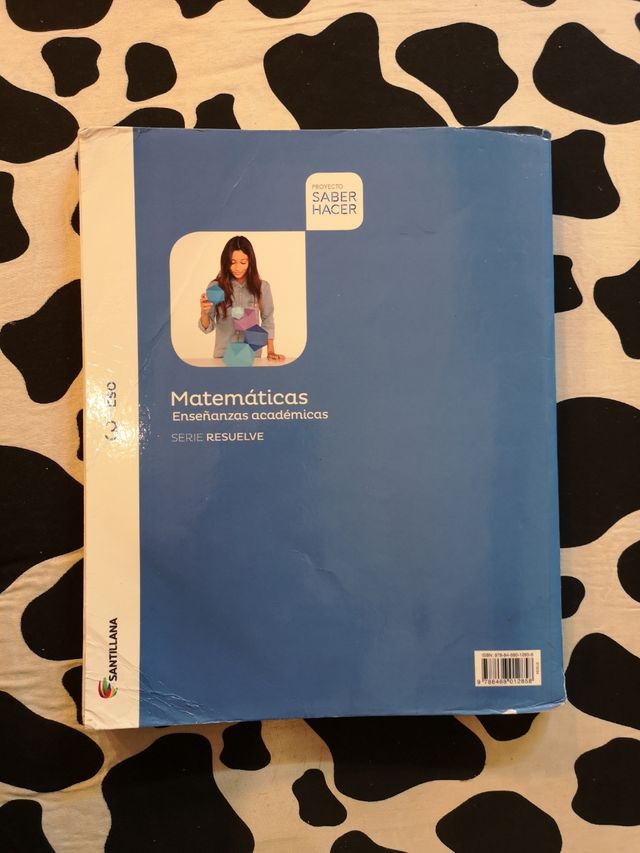 Matemáticas 3 ESO. ISBN 9788468012858