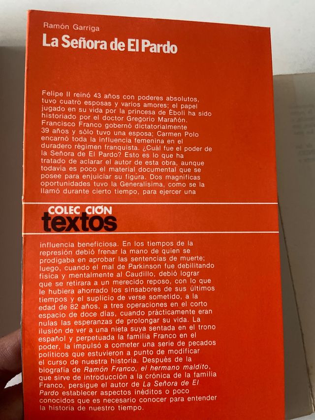 As mulheres espanholas em segredo e La Señora de El Pardo
