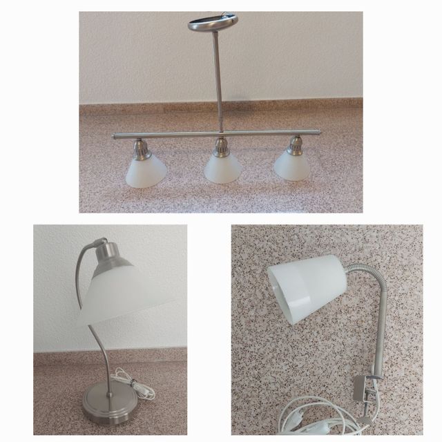 Juego de 3 lámparas