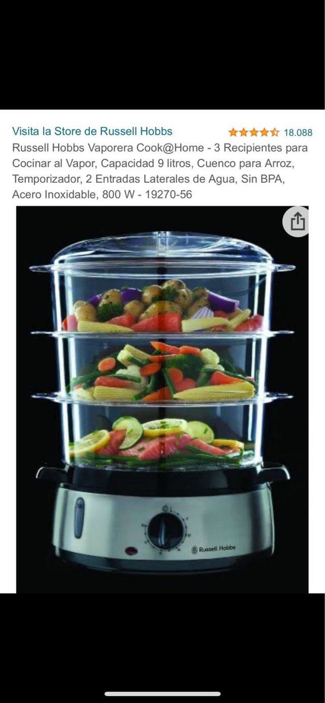 Vaporera russell hobbs