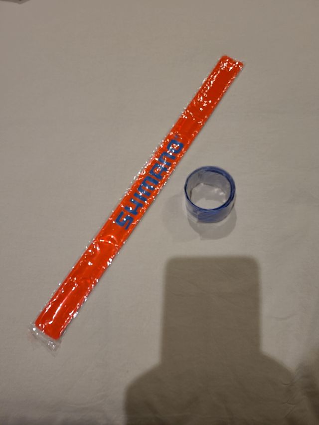 Reflectantes, azul y naranja