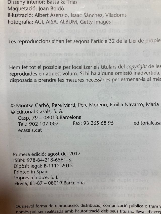 Libro 1 eso llengua catalana i literatura 