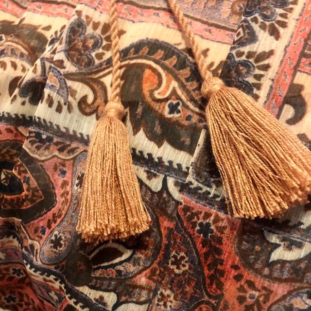 Falda tipo gasa larga boho Impecable 💜