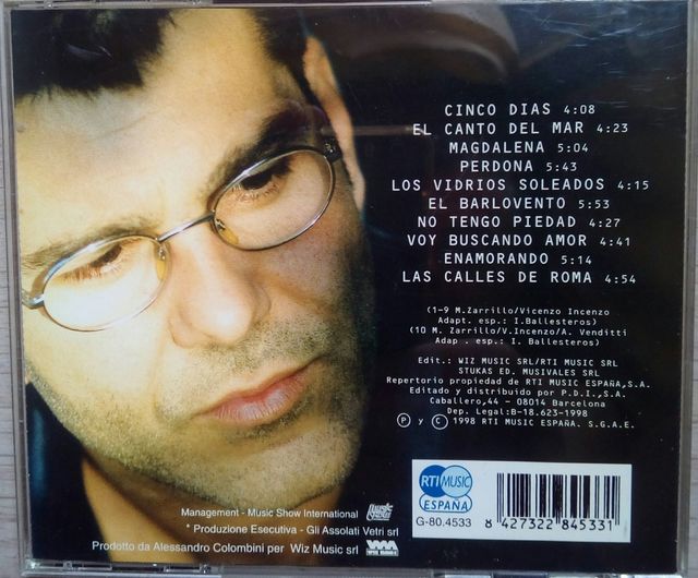 Cd MICHELLE ZARRILLO. Cinco días