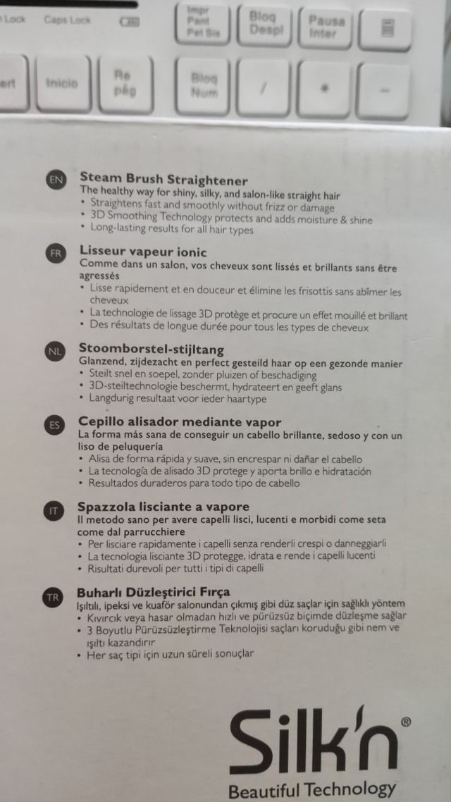 SILK'N GoBrush Mist - Cepillo de Estilo con Vapor 