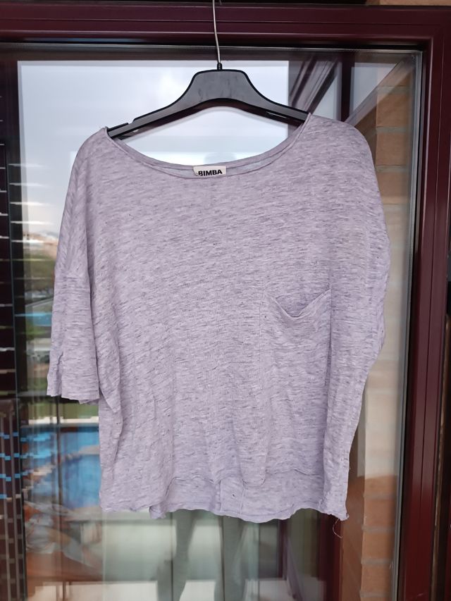 Camiseta fluida lila violeta Bimba y Lola