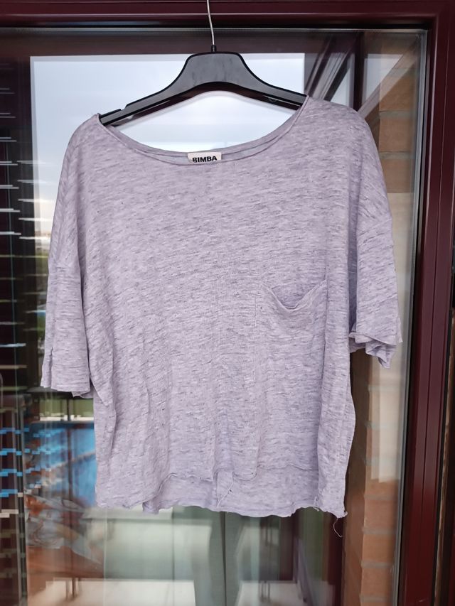Camiseta fluida lila violeta Bimba y Lola