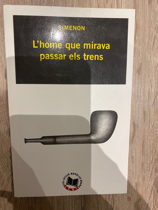 Libro " L'home que mirava passar els trens"