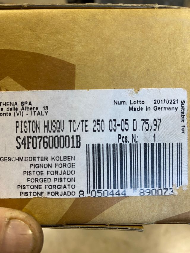 Husqwarna TC 250 Piston