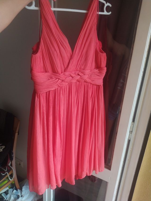 vestido coral