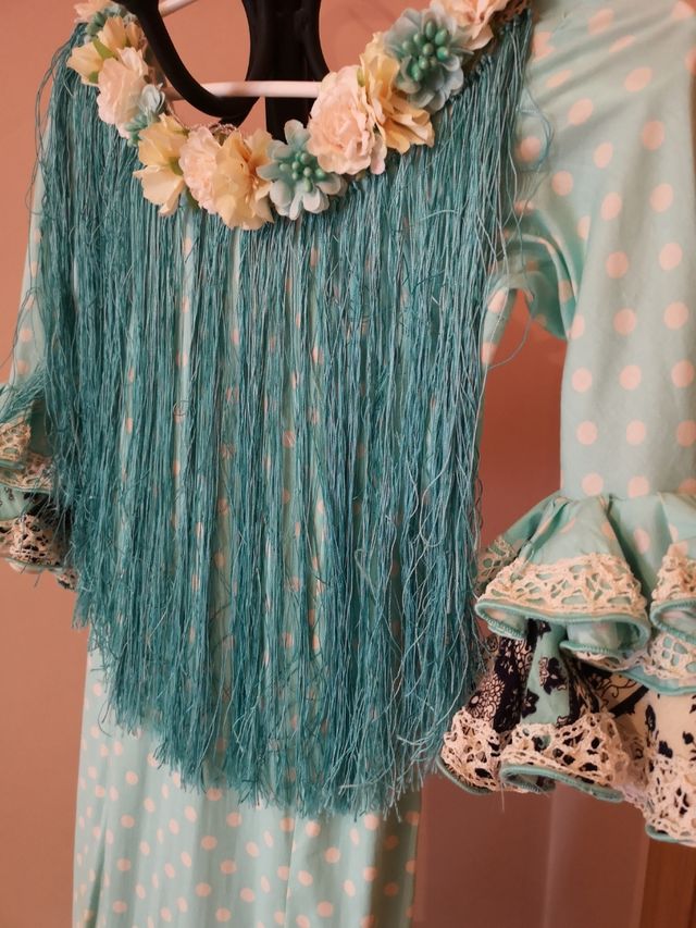 Vestido de gitana. Talla 10-11 años