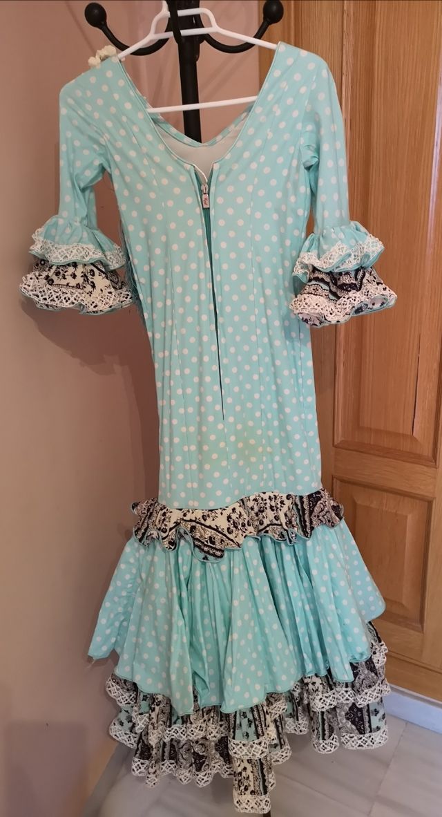 Vestido de gitana. Talla 10-11 años
