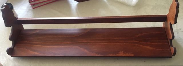 Juego de dos baldas infantiles ositos (madera)