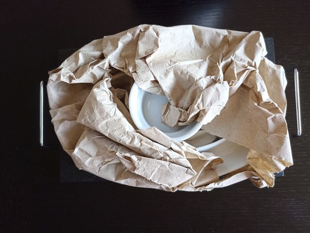 Recipiente aceitunas porcelana