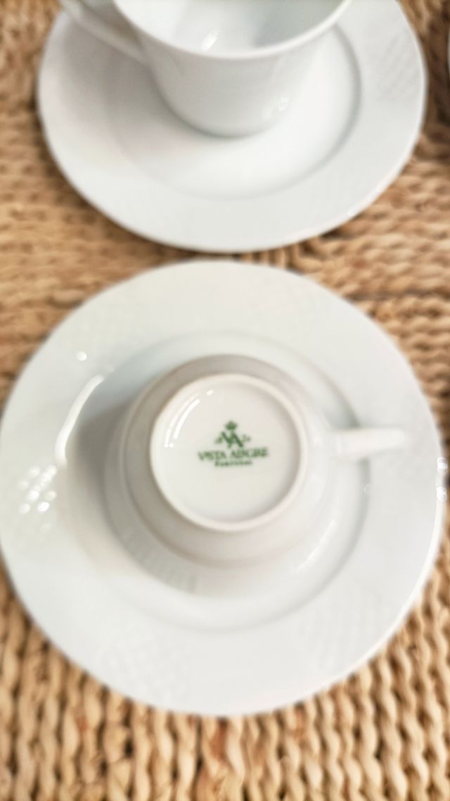 8 tazas de café porcelana Porto Alegre nuevas