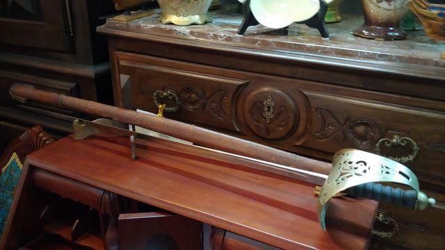 Antiguo Sable de I Guerra Mundial. Oficial inglés