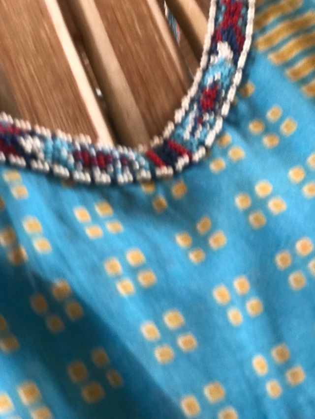 Vestido verano turquesa- XS/S