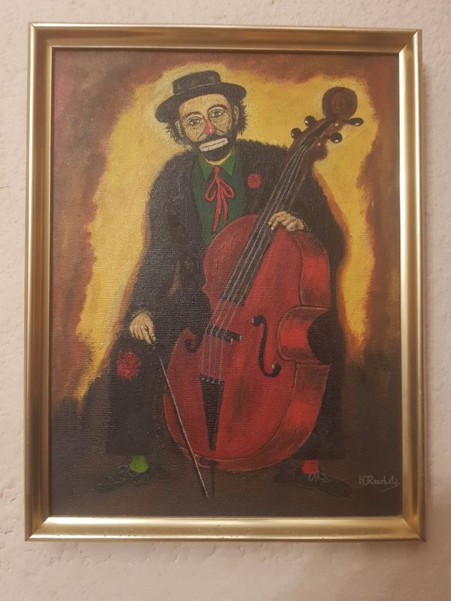 Cuadro original Helmut Radde, años 1980-90