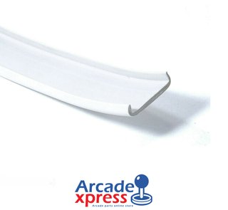 Perfil U Molding Canto 16mm Blanco Arcade Bartop