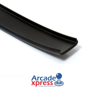 Perfil U Molding Canto 16mm NEGRO Arcade Bartop