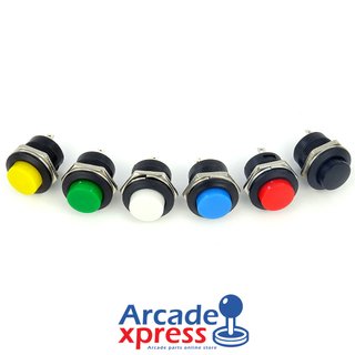 Boton Arcade Servicio varios colores 15mm NUEVO
