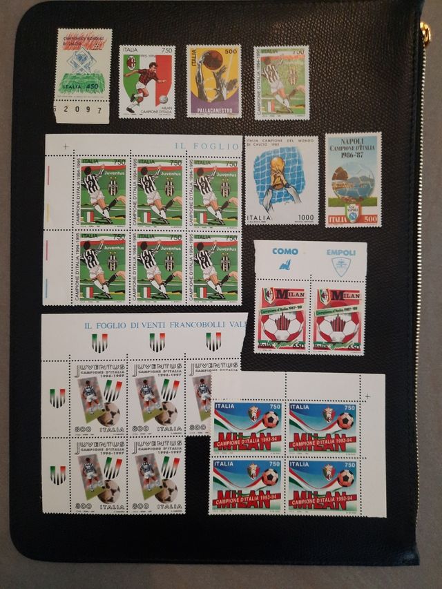 Francobolli Italia lotto sport