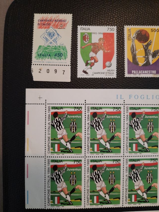 Francobolli Italia lotto sport