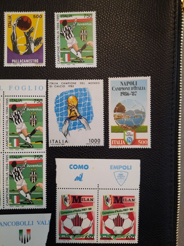 Francobolli Italia lotto sport