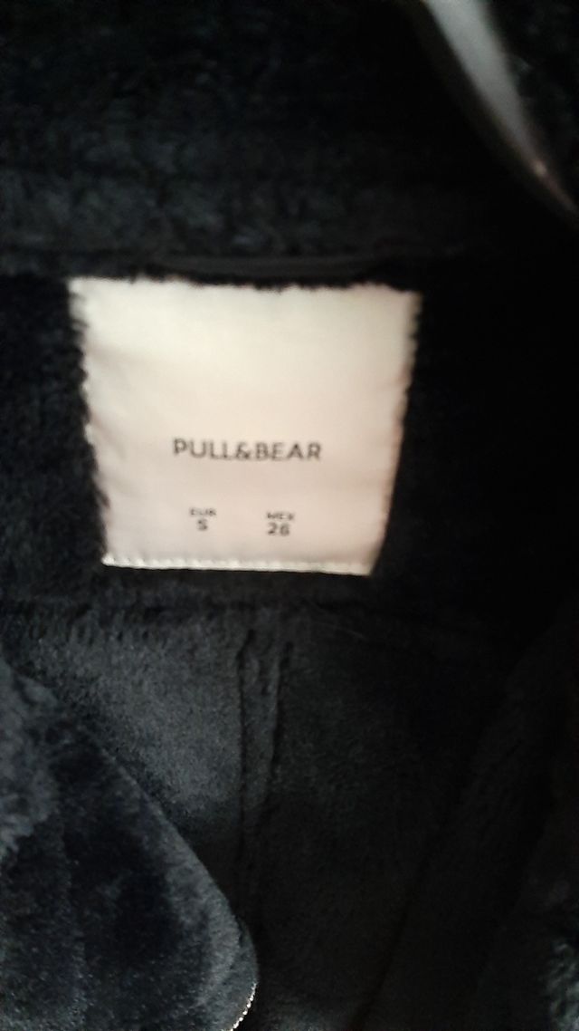 Chaqueta cazadora ante y pelo