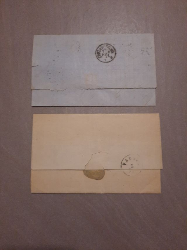 lettere con francobollo 1800 circa