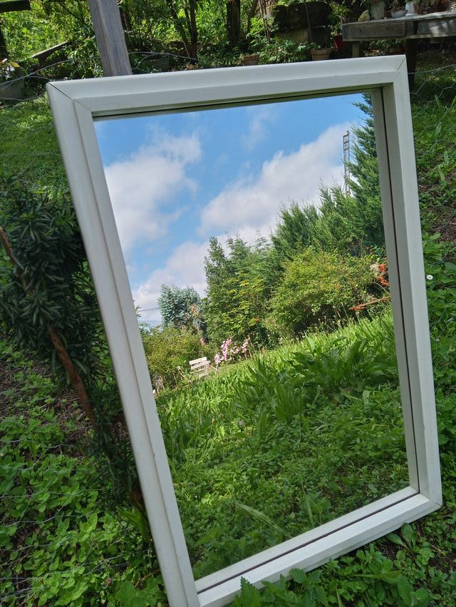 Espejo madera vintage