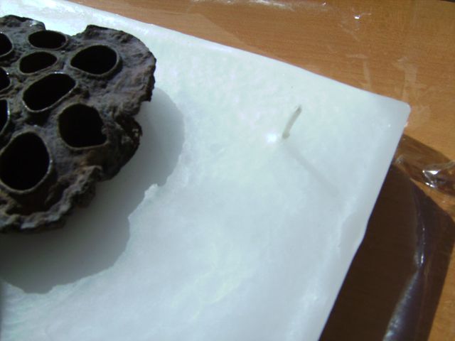 Vela GRANDE decorativa 4 mechas NUEVA