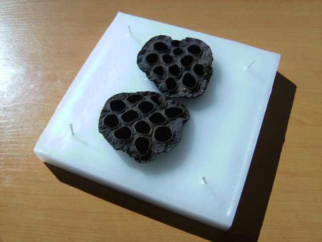 Vela GRANDE decorativa 4 mechas NUEVA