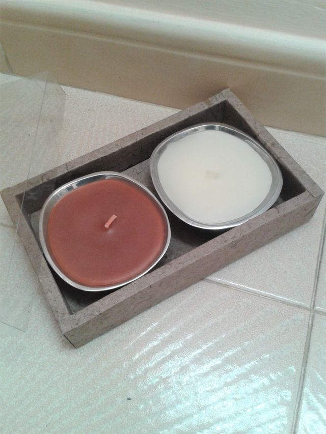NUEVAS Pack velas muy bonitas en caja