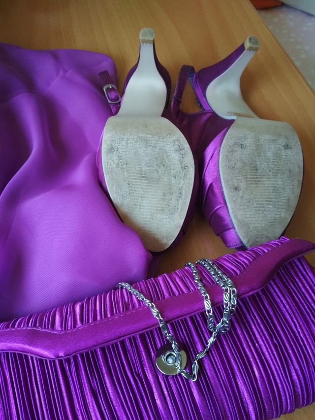 Zapatos y cartera fiesta