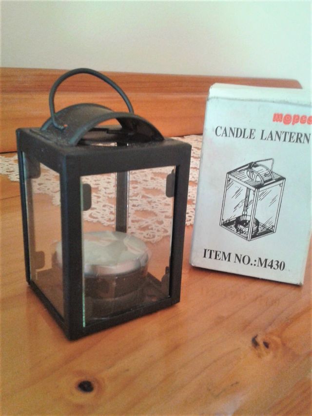 Farol vela pequeño decorativo