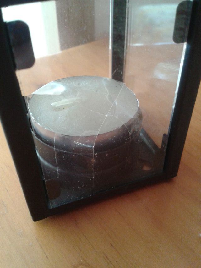 Farol vela pequeño decorativo