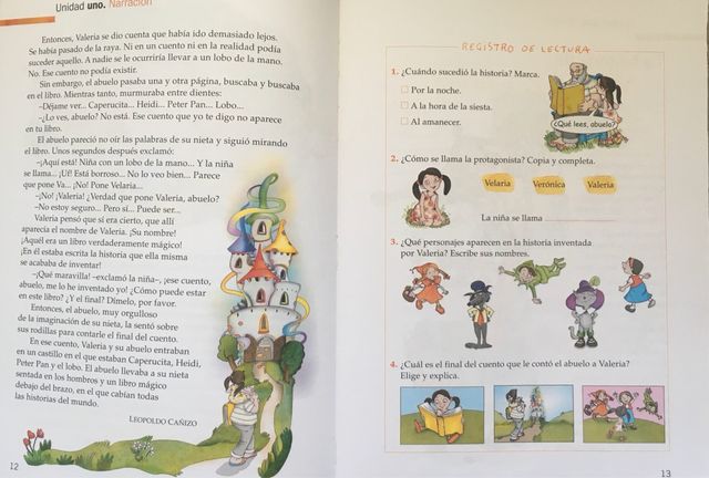 Libro lecturas para comprensión lectora.Santillana